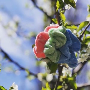 Pastel three pack of scrunchies